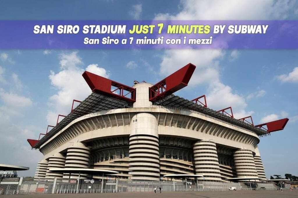 מילאנו San Siro A 7 Minuti Stanza Top Con Zone Comuni מראה חיצוני תמונה